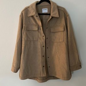 Camel colored old navy shacket / coat